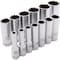 Dynamic Tools 3/8" Drive 13 Piece 12 Point, Deep SAE Socket Set, 1/4" - 1" D010003 - alternate 6